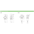 Lubrifiant pneumatique ESP, régulateur, filtre à air Lubrifiant UFR régulateur de filtre série